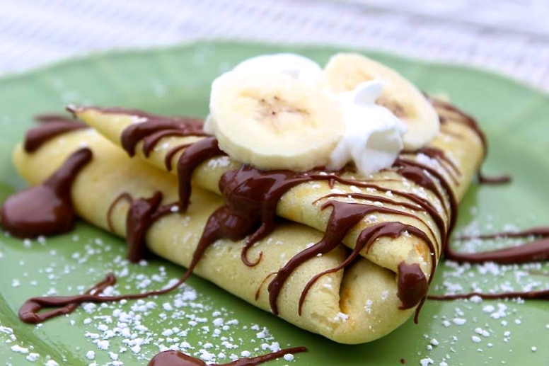 Banana Nutella Crepes